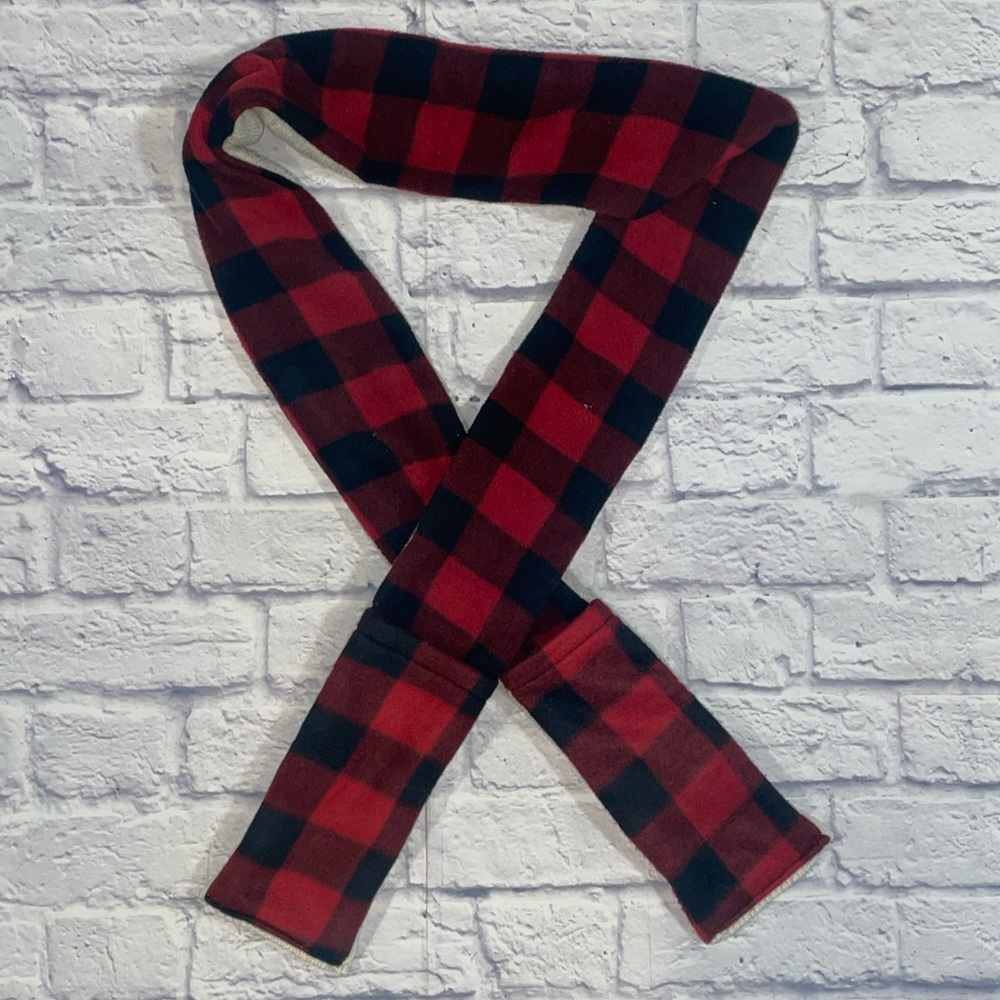 Pook Loop - Red w/ Pocket Mittens